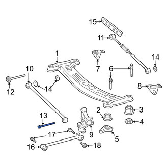Lexus OE - Outer Suspension Control Arm Bolt