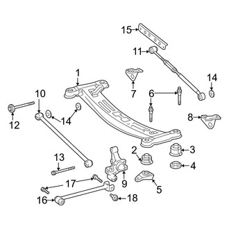 Lexus OE - Rear Suspension - Suspension Components