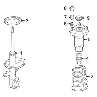 Lexus OE - Rear Suspension - Struts & Components