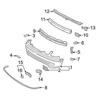 Lexus OE - Front Bumper - Bumper & Components