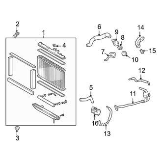 Lexus OE - Cooling - Radiator & Components