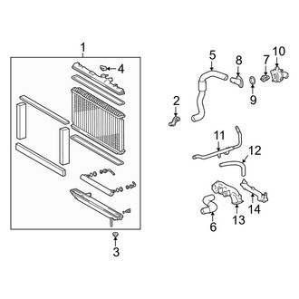 Lexus OE - Cooling - Radiator & Components