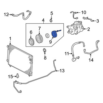 Lexus OE - A/C Compressor Clutch Coil