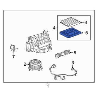 Lexus OE - HVAC Unit Case Cover
