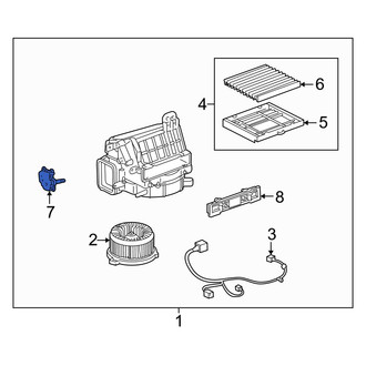 Lexus OE - HVAC Air Inlet Door Actuator