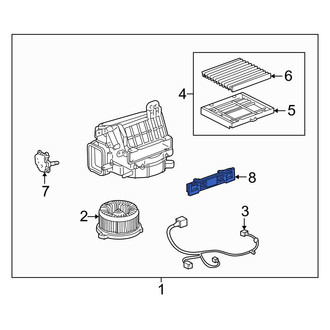 Lexus OE - HVAC Unit Case Cover