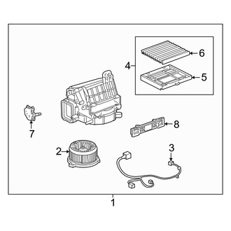 Lexus OE - Air Conditioner & Heater - Blower Motor & Fan