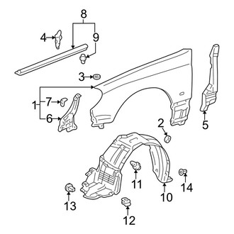 Lexus OE - Fender & Components