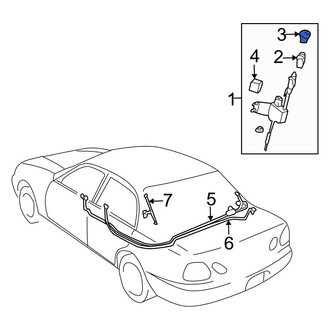 Lexus OE - Radio Antenna Mast Nut