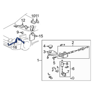 Lexus OE - Front Left ABS Wheel Speed Sensor