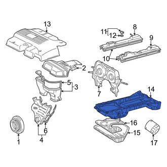 Lexus OE - Upper Engine Oil Pan