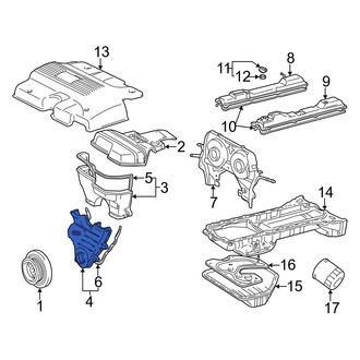 Lexus OE - Lower Engine Timing Cover