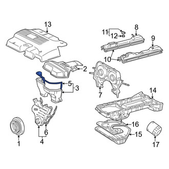 Lexus OE - Upper Engine Timing Cover Gasket