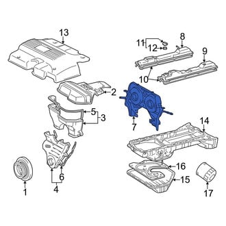 Lexus OE - Inner Upper Engine Timing Cover