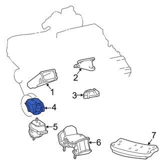 Lexus OE - Engine Mount Isolator