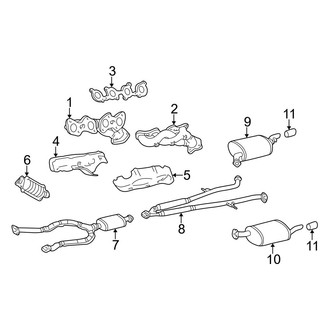Lexus OE - Exhaust System - Exhaust Components