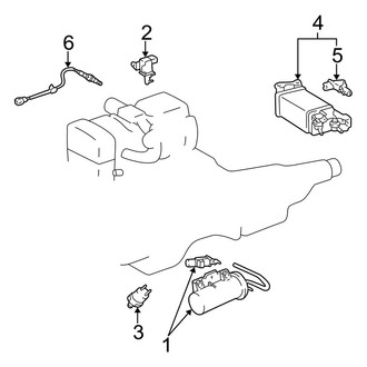 Lexus OE - Emission System - Emission Components