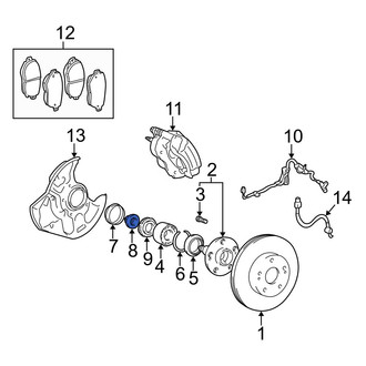 Lexus OE - Front Axle Nut