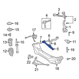 Lexus OE - Front Left Lower Rearward Suspension Control Arm