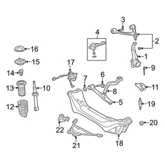 Lexus OE - Front Suspension - Suspension Components