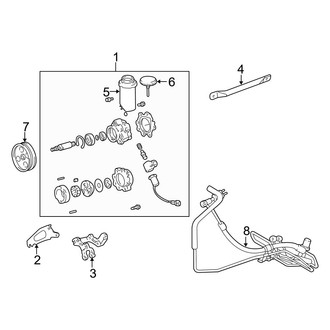 Lexus OE - Steering Gear & Linkage - Pump & Hoses (3.0L)