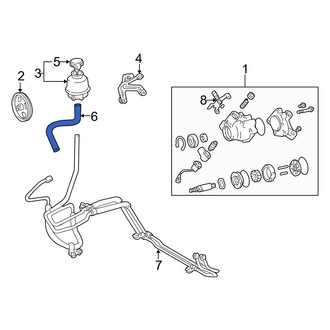 Lexus OE - Power Steering Reservoir Hose