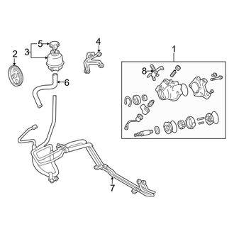 Lexus OE - Steering Gear & Linkage - Pump & Hoses