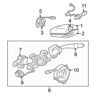 Lexus OE - Steering Column - Shroud, Switches & Levers