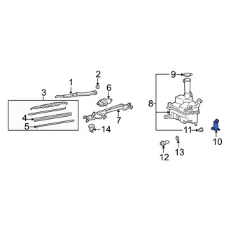 Lexus OE - Windshield Washer Pump