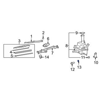 Lexus OE - Washer Fluid Level Sensor Seal
