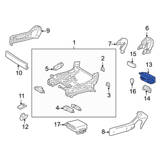 Lexus OE - Left Upper Power Seat Switch
