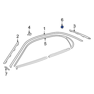 Lexus OE - Roof Drip Molding Nut