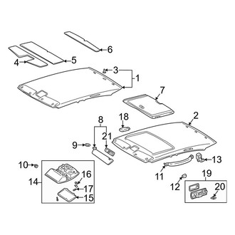 Lexus OE - Roof - Interior Trim