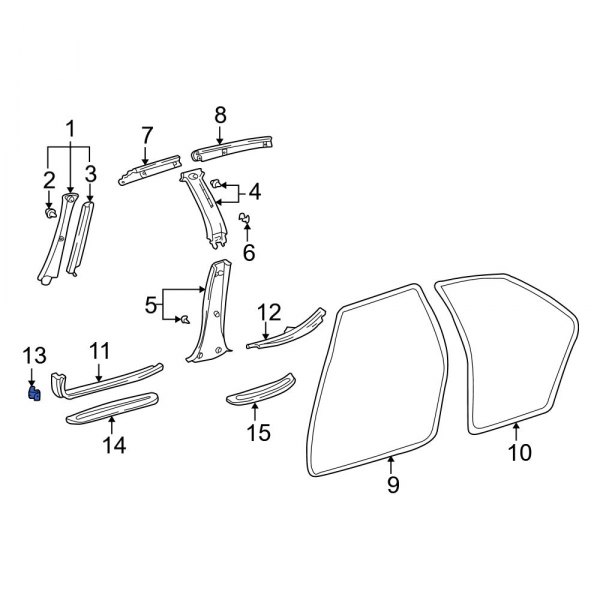 Door Sill Plate Clip