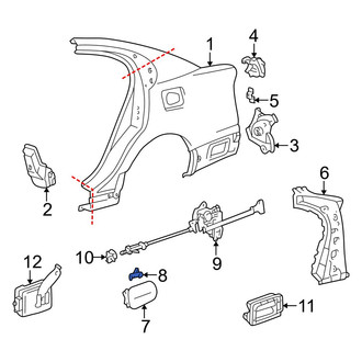 Lexus OE - Fuel Door Spring