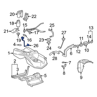 Lexus OE - Fuel Sender and Hanger Assembly