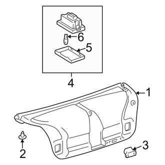Lexus OE - Trunk Lid - Interior Trim