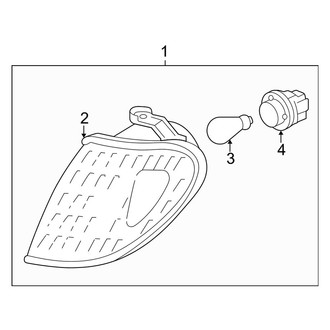 Lexus OE - Front Lamps - Park & Side Marker Lamps
