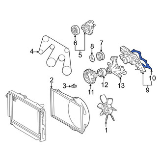 Lexus OE - Engine Water Pump Gasket