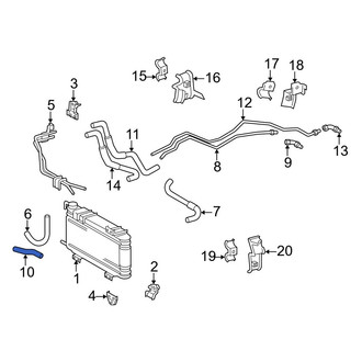 Lexus OE - Automatic Transmission Oil Cooler Hose