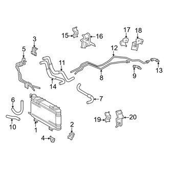 Lexus OE - Cooling - Trans Oil Cooler
