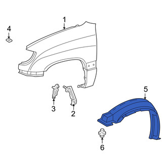 Lexus OE - Front Left Fender Splash Shield