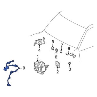 Lexus OE - Front Left ABS Wheel Speed Sensor