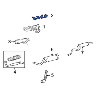 Lexus OE - Right Exhaust Manifold Gasket