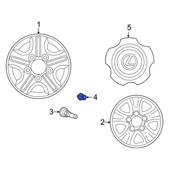 Lexus OE - Wheel Lug Nut