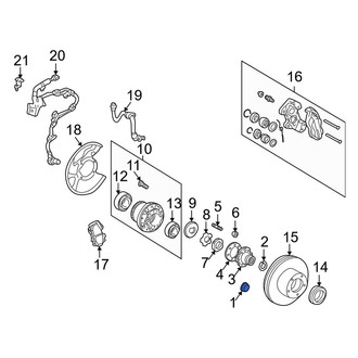 Lexus OE - Wheel Bearing Dust Cap