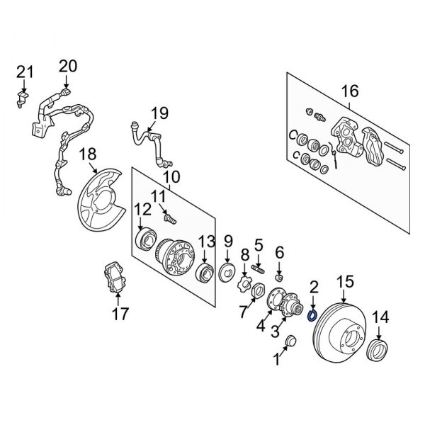 Wheel Bearing Snap Ring