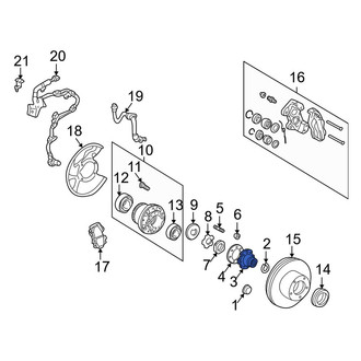 Lexus OE - Front Axle Hub Flange