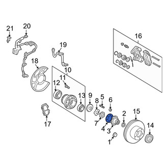 Lexus OE - Drive Axle Shaft Flange Gasket