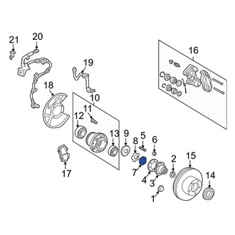 Lexus OE - Front Axle Nut